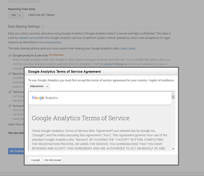 شیوه ی نصب گوگل آنالیتیک روی سایت