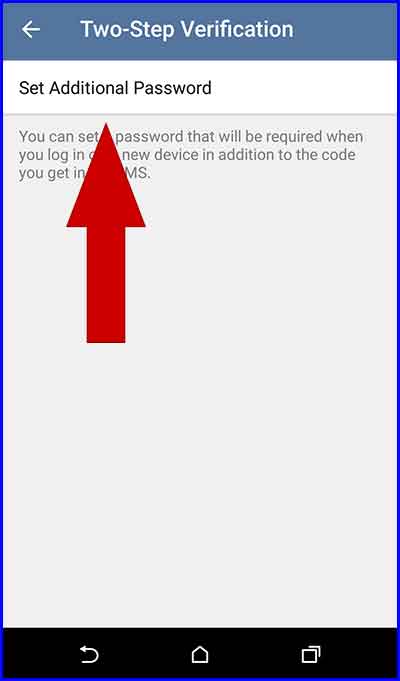 Set Additional Password