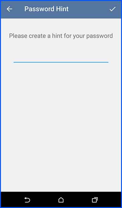 Password Hint